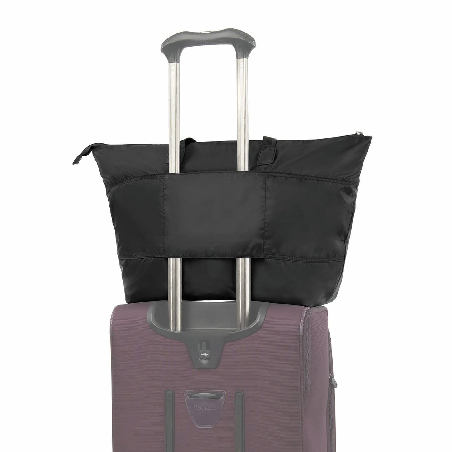 Travelpro Essentials Sparepack Foldable Carry-On Tote Bag in Black