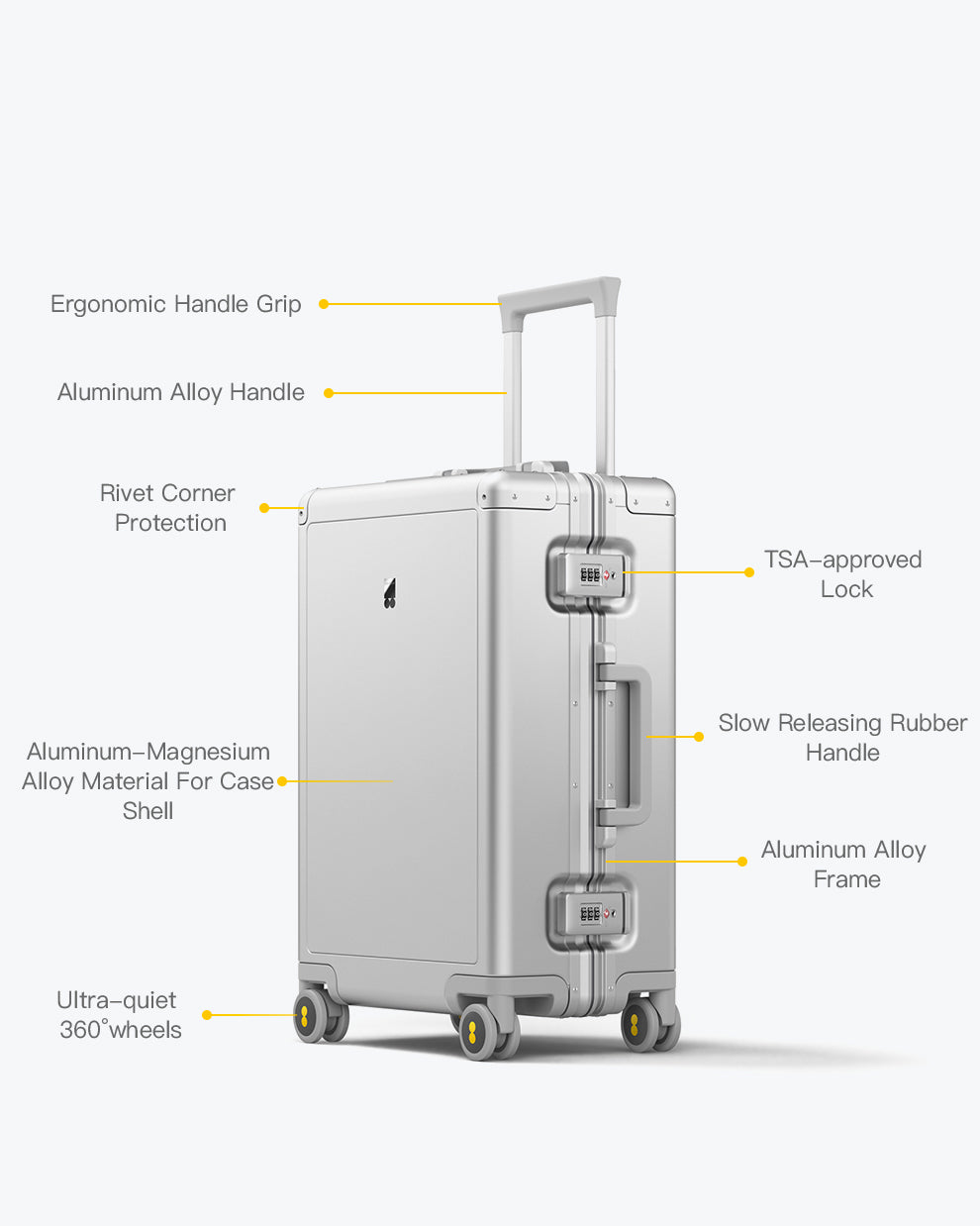 Level8 Full Aluminum Carry-On 20"